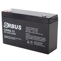 AKÜ 6 VOLT 12 AMPER ORBUS ORB6-12 ( 150 X 50 X 94 MM )