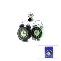ALARM CLOCK NO-847 YUVARLAK MASA ÇALAR SAAT METAL KASA RENKLİ PİLLİ - IŞIKLI - FOSFORLU ÇAP: 11CM BGC-37 HERHANGİ BİR RENK GÖNDERİLİR