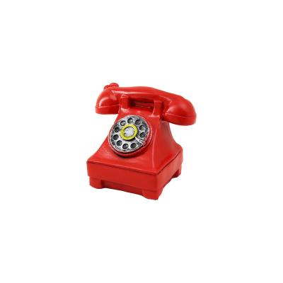 ANKESÖRLÜ TELEFON VİNTAGE DEKORATİF BİBLO 12X7.5CM REÇİNE