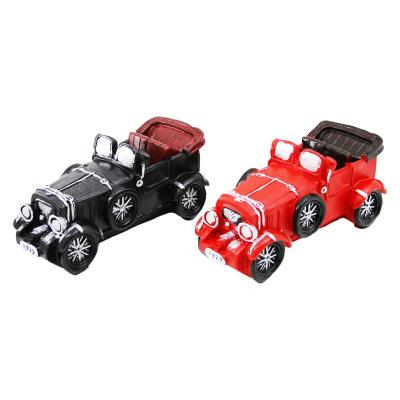 ARABA VİNTAGE DEKORATİF BİBLO - KUMBARA RENKLİ 20.5X7X9CM REÇİNE