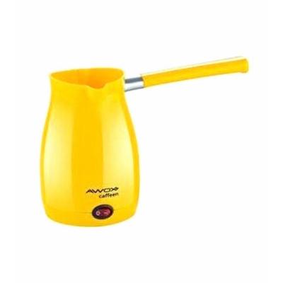 AWOX CAFFEEN  SARI  ELEKTRİKLİ CEZVE  TÜRK KAHVESİ  MAKİNESİ  PLASTİK   ÇİFT AĞIZ   0.4LT - 5 FİNCAN   1000W