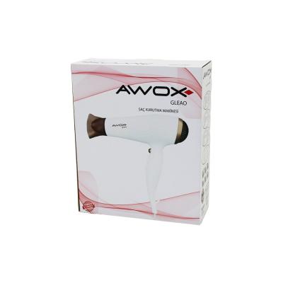 AWOX GLEAO BEYAZ SAÇ KURUTMA - FÖN MAKİNESİ SOĞUK ÜFLEME 2 KADEME FAN - 3 KADEME SICAKLIK 1700-2000W