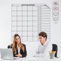Aylık Planlayıcı Manyetik Duvar Stickerı Takvim Plan Çizelgesi