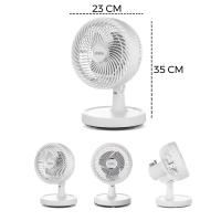 BEYAZ 12 INC EV - OFİS KOMPAKT - SESSİZ - İKİ KADEME MASAÜSTÜ VANTİLATÖR SF-7703