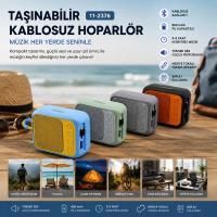 BLUETOOTH WİRELESS MİNİ HOPARLÖR SPEAKER RENKLİ TYPE-C ŞARJLI 5W MİKROFON - KART GİRİŞİ PL-4692