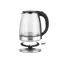 CAM - LEDLİ KETTLE 1.8LT  GİZLİ REZİSTANS - KABLOSUZ 360 DERECE GÖVDE 1500W SK-8033