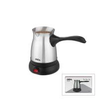ÇELİK ELEKTRİKLİ CEZVE TÜRK KAHVE MAKİNESİ - 6FİNCAN=500ML 360° KABLOSUZ KULLANIM KATLANIR KULP SCM-9038