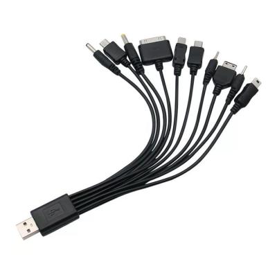 ÇOK FONKSİYONLU 10LU USB ŞARJ ALETİ KABLO