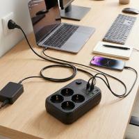 Çoklu Priz Uzatma Kablosu 4 Soket + 4 USB + 2 Type-C – Termal Akım Korumalı, Isıya Dayanıklı, Çocuk Korumalı Güvenli Priz 100-250V