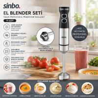 ÇUBUK EL BLENDER ÇELİK UÇLU DC MOTOR - 300W SHB-7511