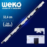 D2GE-400SCB-R3 - 2013SVS40F R 5 REV1.9 - RİGHT - (BL) - 32.4 CM 5 LEDLİ -  (WK-063) BAKIR