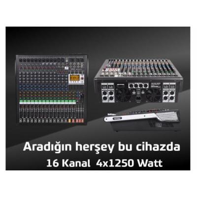 DDS DPX-PRO16 4X1250 WATT 16 KANAL POWER MIXER