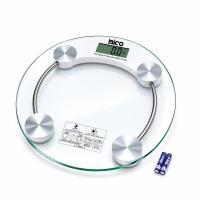 DİJİTAL - PİLLİ YUVARLAK BANYO BASKÜL TERAZİ TARTI LCD EKRAN 180KG/0.1G 30X30CM İ11-026