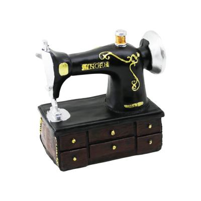 DİKİŞ MAKİNESİ VİNTAGE DEKORATİF BİBLO 20X15X8.5CM REÇİNE