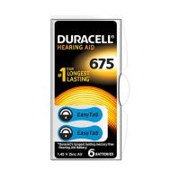 DURACELL 675 NO KULAKLIK PİLİ 6LI PAKET