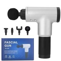 Fascial Gun RH-320 6 Kademe Hız Ayarlı, 4 Parça Başlıklı, Usb Şarjlı, Masaj Tabanca Aleti