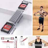 Göğüs Genişletme ve Kuvvet Egzersiz Aleti – 5 Yaylı 5 Kademeli Ayarlanabilir Fitness ve Kuvvet Antrenmanı Ekipmanı