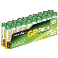 GP 24A-2VS20 AAA/LR03 SUPER ALKALİN AAA İNCE KALEM 20Lİ PAKET