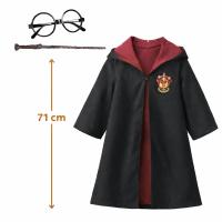 Harry Potter Çocuk Bebek Kostüm Seti – Asa Gözlük Pelerin 71 cm (2-4 Yaş)