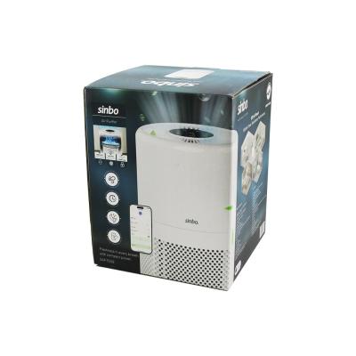 HAVA TEMİZLEME CİHAZI BEYAZ 3 KADEME FİLTRELEME OTOMATİK FAN UV AYDINLATMA SESSİZ UYKU MOD WİFİ UZAKTAN KONTROL SAP-5508