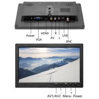 HDMI-VGA-BNC-USB GİRİŞLİ 12 VOLT ÇIKIŞLI 10.1  LCD MONİTÖR