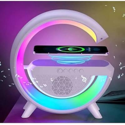 Kablosuz Telefon Şarj Bluetooth Hoparlör Istasyonu Ses Rgb Atmosfer Gece Işık Bt-2301