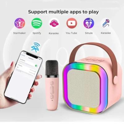 Karaoke Mikrofon Hoparlör Seti Mini