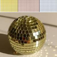 Kare Gold Cam Mozaik Fayans Çıkartmaları El İşi Kare Cam Fayans Kendinden Yapışkanlı Aynalı Dekor Panel 30x30 Cm