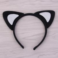 Kedi Kulak Taç Siyah İçi Beyaz Renk Pofuduk 15X17 cm