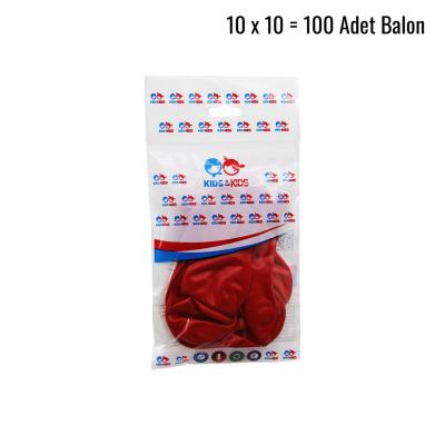 KIRMIZI 100PCS BALON G-90A