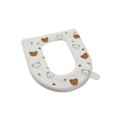 KLOZET OTURAK KILIFI DESENLİ EVA PED OTURAK KALDIRMA KULAKLI YAPIŞKANLI - 1 ADET GÖNDERİLİR - DESEN SEÇENEĞİ YOKTUR