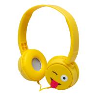 KT-3156 3.5MM JACKLI KULAKÜSTÜ KABLOLU EMOJİ KULAKLIK