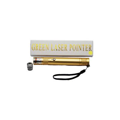 LAZER POINTER USB Lİ - GOLD YEŞİL LAZER METAL KASA BEYAZ KUTU