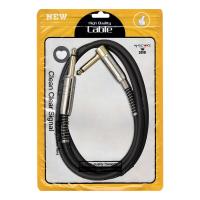 LD377 6.3MM MONO ERKEK + 6.3MM L TİP MONO ERKEK 1 METRE KABLO