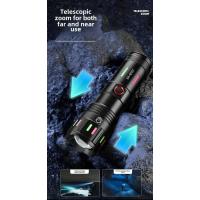 LED El Feneri 2000 Lümen USB Şarj Edilebilir Flash Işığı Yüksek Güçlü El Feneri Taktiksel Uzun Menzil El Lambası XA-B707