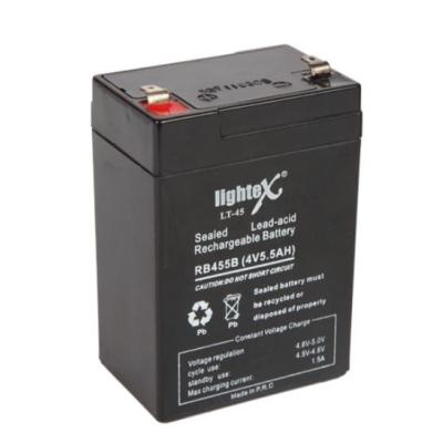 LIGHTEX LT-45N 4 VOLT - 5 AMPER KURU AKÜ (IŞILDAK AKÜSÜ)