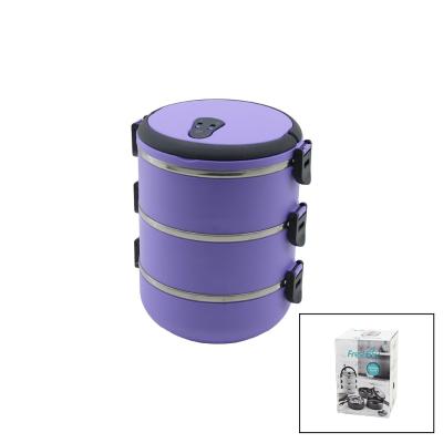 LİLA  3LÜ SEFER TASI SAKLAMA KABI 1.8LT