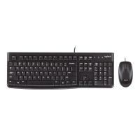 LOGITECH MK120 USB Q SİYAH KABLOLU KLAVYE+MOUSE SET