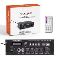 MAGICVOICE MV-520 30W USB/SD/UK BLUETOOTH EKO-2 MİK.TDA 7377 Lİ *2 GİRİŞ,UK LI 220/12V TRAFOSUZ ANFİ (81)