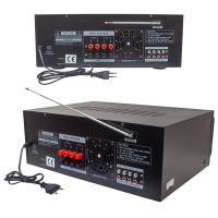 MAGICVOICE MV-550 2X100 WATT USB/SD/UK BALANS BT/FM 4 MİK. GİRİŞLİ 4 HOP. ÇIKIŞLI STREO TRAFOSUZ MIXER KÜP ANFİ