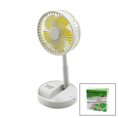 MASA ÜSTÜ VANTİLATÖR USB ŞARJIL KATLANIR FAN=13.6CM - UZAYAN AYAK=11-16CM 180 DERECE TELEFONLUKLU GS-275