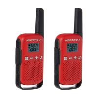 MOTOROLA TLKR-T42 4 KM MAVİ PMR EL TELSİZİ 2Lİ PAKET (ÜÇ AD İNCE PİL)