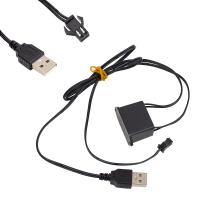 NEON PARLAK (FLORASAN) YEŞİL 5 METRE İP AYDINLATMA 5 V USB ADAPTÖRLÜ