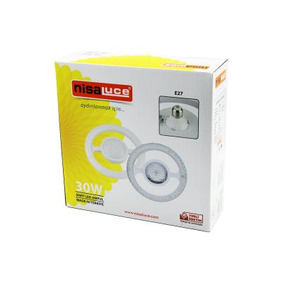 NİSALUCE EAMP-059/KB  MİKA KRİSTAL PLASTİK CAM   SİMİT MODEL  LED AMPUL  30W   E27   BEYAZ=6500K   2700 LUMEN