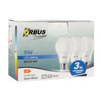 ORBUS ORB/L9W 3LÜ PAKET 9W BEYAZ LED AMPUL