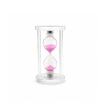 ORTA CAM KUM SAATİ CAM STANDLI= ÇAP: 6.8CM-YÜKSEKLİK: 12CM