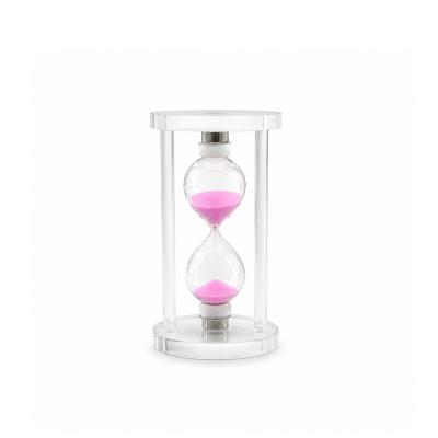 ORTA CAM KUM SAATİ CAM STANDLI= ÇAP: 6.8CM-YÜKSEKLİK: 12CM