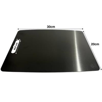 Paslanmaz Çelik Kesme Tahtası  20X30 cm Mutfak Sebze Et Kesme Tahtası Doğrama Tahtası Mutfak Aksesuarları