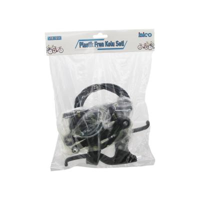 PLASTİK BİSİKLET FREN TAKIMI SET 2PCS FREN KOLU - 1PCS FREN TELİ  - 4PCS FREN MEKANİZMA - PABUÇ