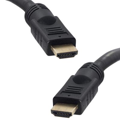 PLASTİK DÜZ SİYAH 30 METRE GOLD HDMI KABLO POŞETLİ